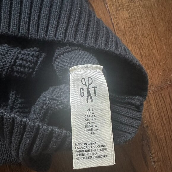 Goodthreads Cable Knit Sweater – Black – Size L - Picture 4 of 4